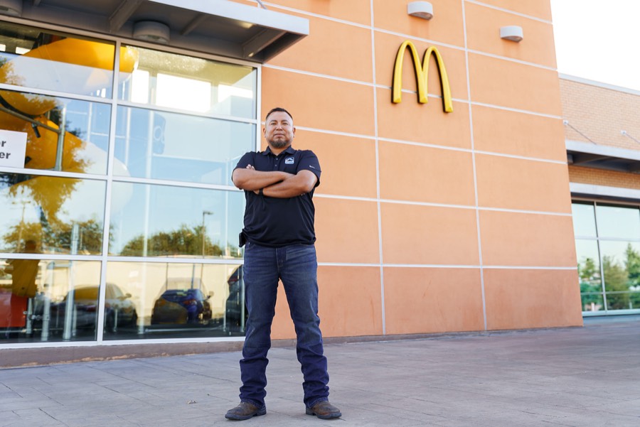 Testimonial campaign at McDonald's